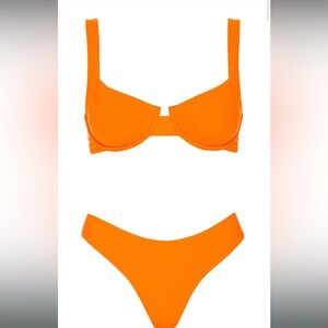 Kulani Kinis Large Orange Bikini, like new